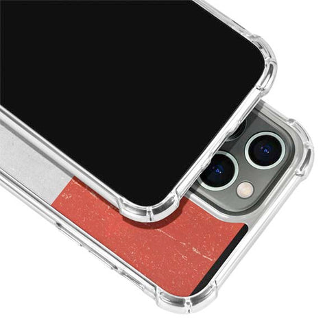 Distressed Austria Flag iPhone 13 Pro Max Clear Case